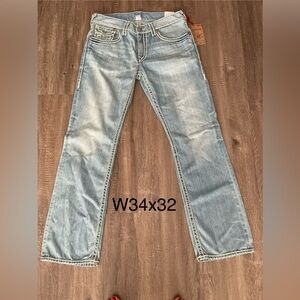 True Religion Blue Jeans Men Size W34x32